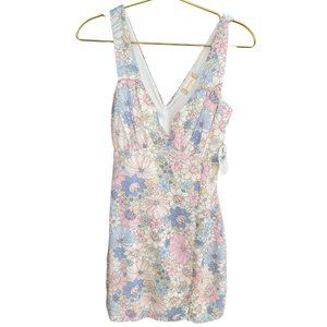 NWT Altar'd State Pastel Floral Mini Dress- Size XS